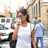 Nicole Minetti e la t-shirt che stuzzica