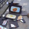 Cianciana: Atti vandalici in piazza Aldo Moro. Marciapiede distrutto a colpi di spranga
